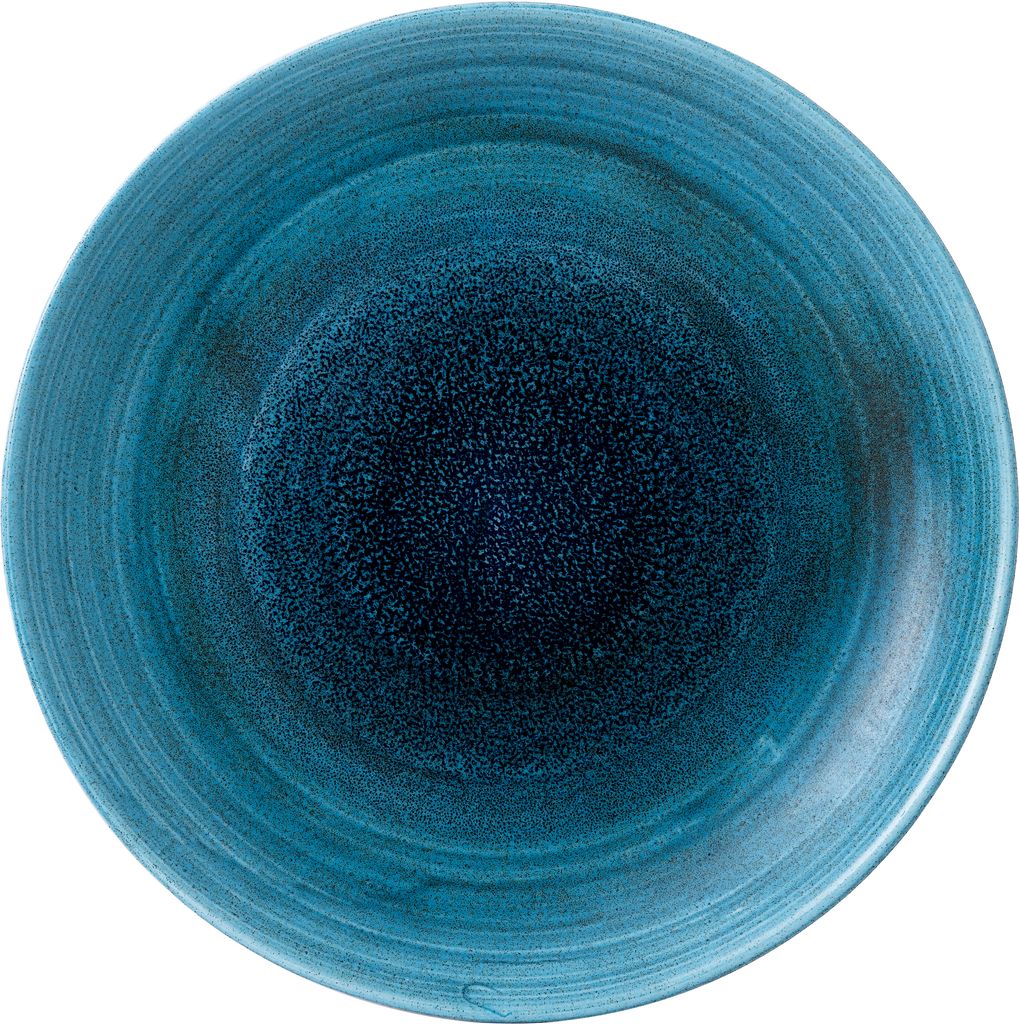 Bord coupe 28.8cm Stonecast Aqueous Lagoon Churchill
