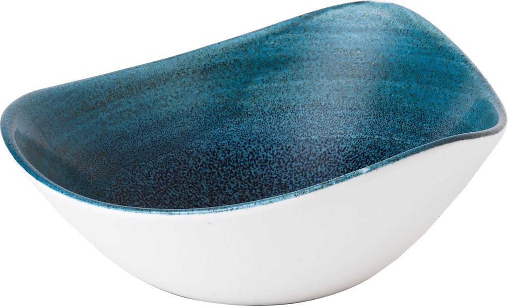 Kom driehoek 18.5cm 37.0cl Stonecast Aqueous Lagoon Churchill