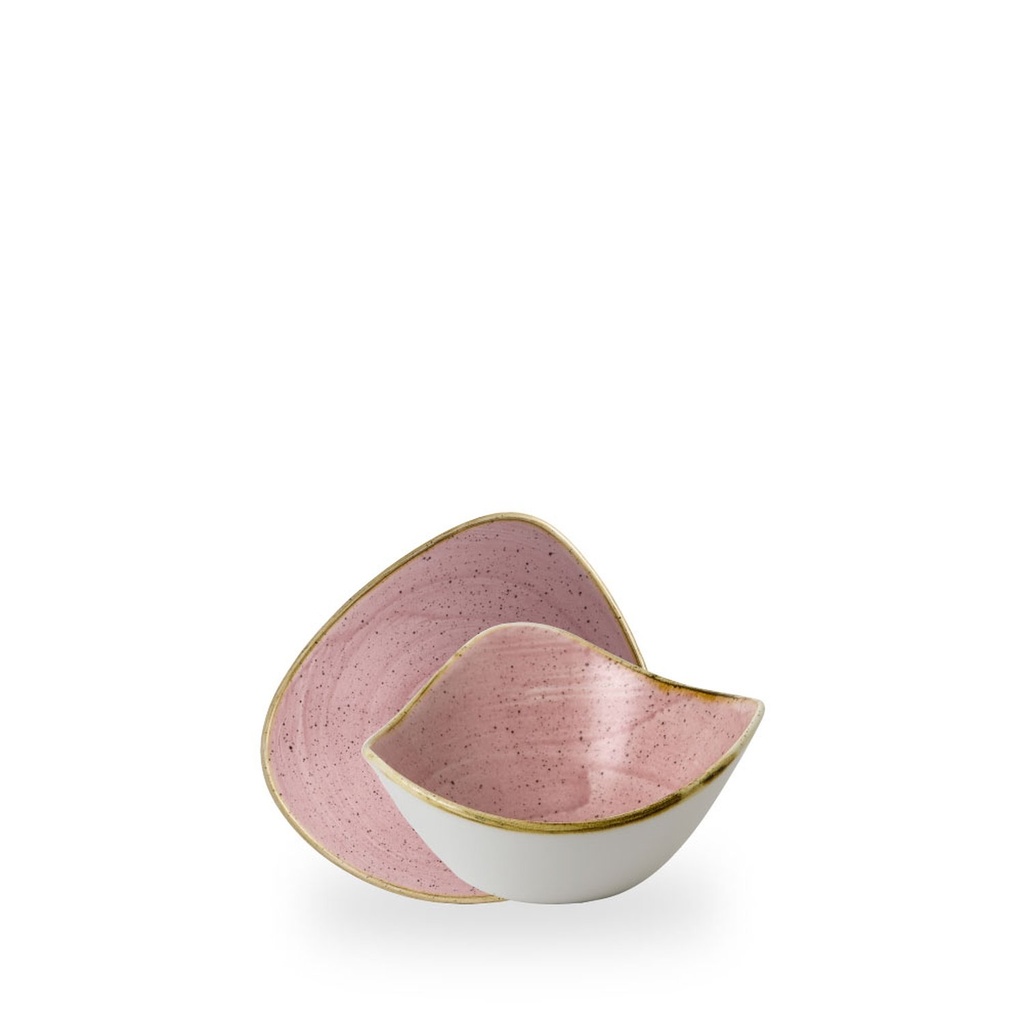 Kom driehoek 15.3cm 26.0cl Stonecast Petal Pink Churchill