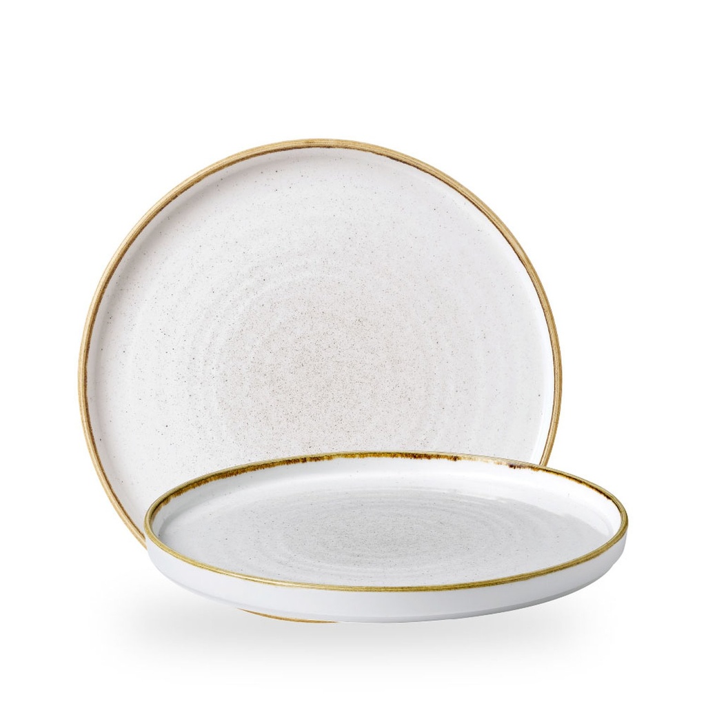 Bord coupe 27.5cm h 2.0cm Stonecast barley white Churchill