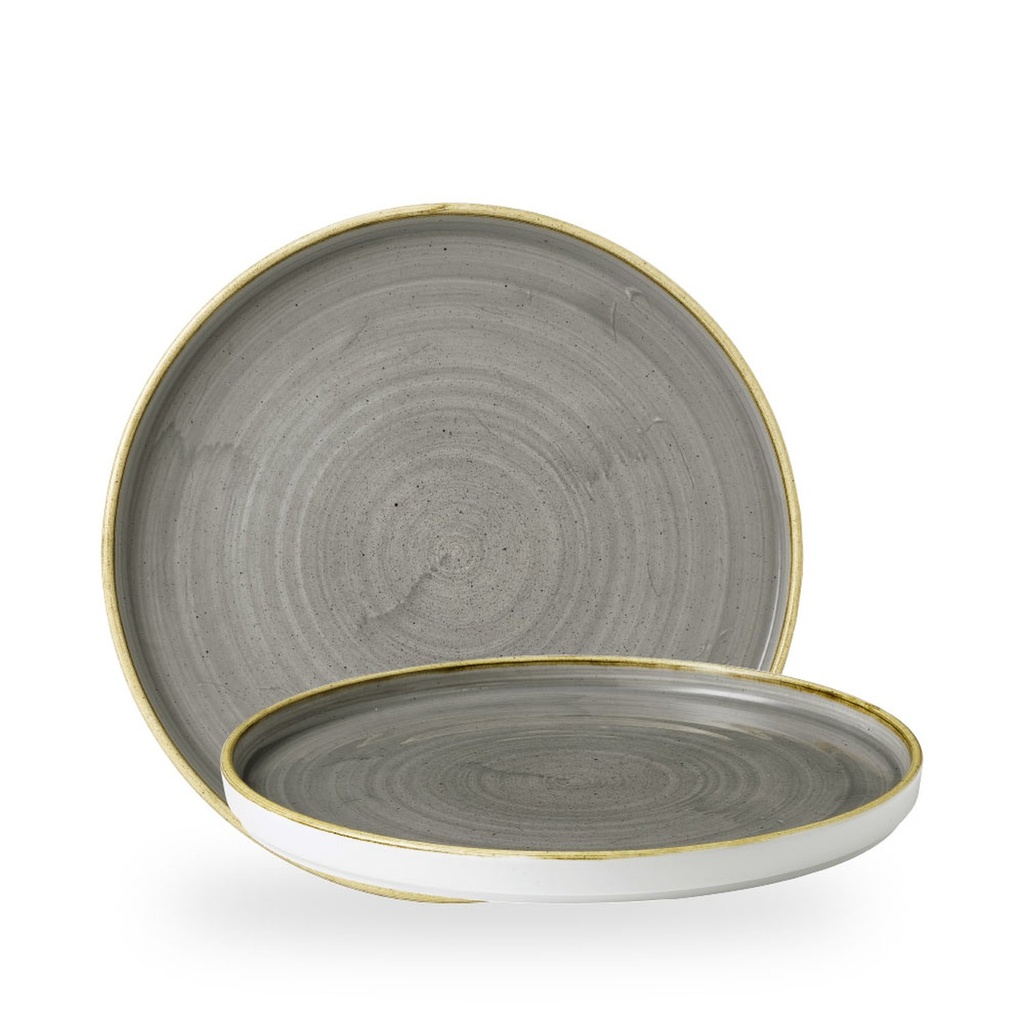 Bord plat 27.5cm h 2.0cm Stonecast Grey Churchill