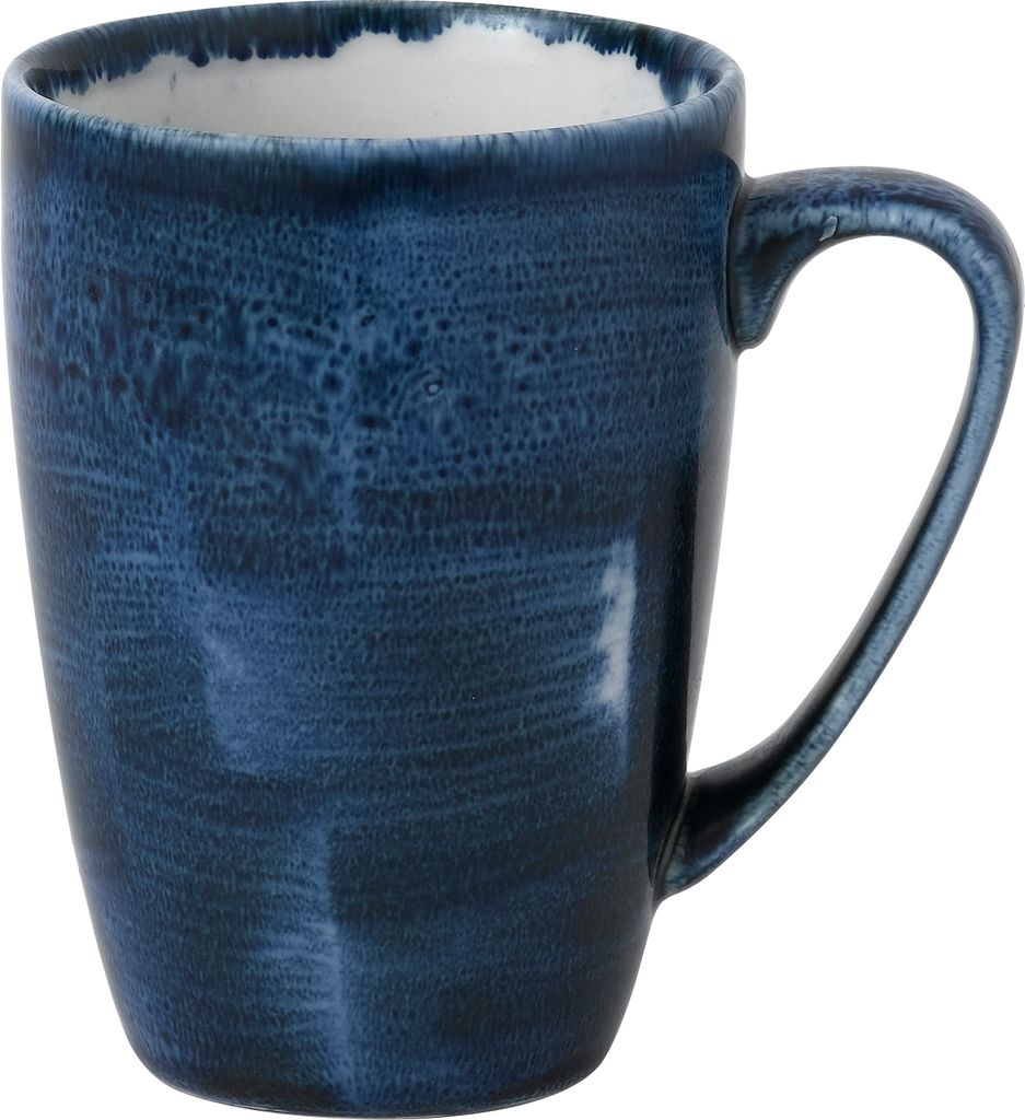 Oorbeker 10.6cm h 11.0cm 34.0cl Stonecast plume ultramarine Churchill