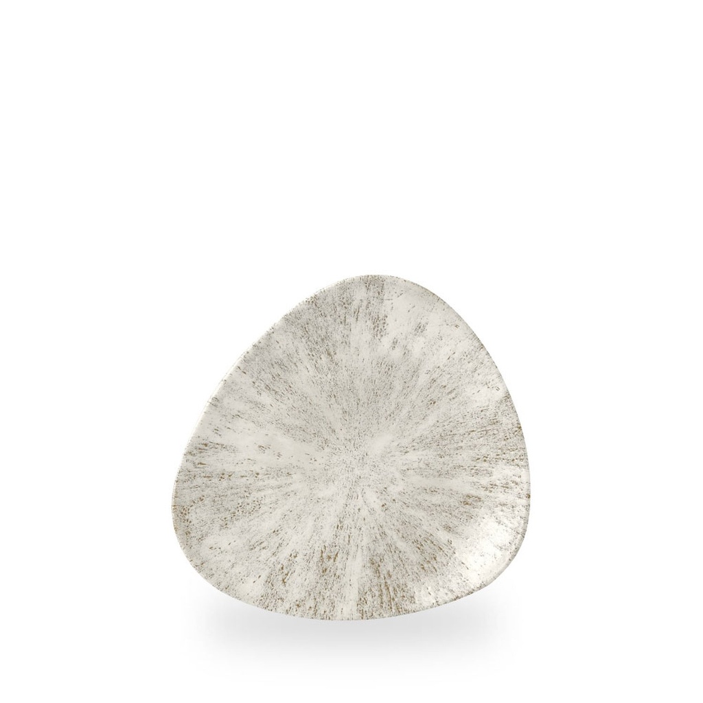 Bord plat driehoek 20.0cm Studio Prints Stone Agate Grey Churchill