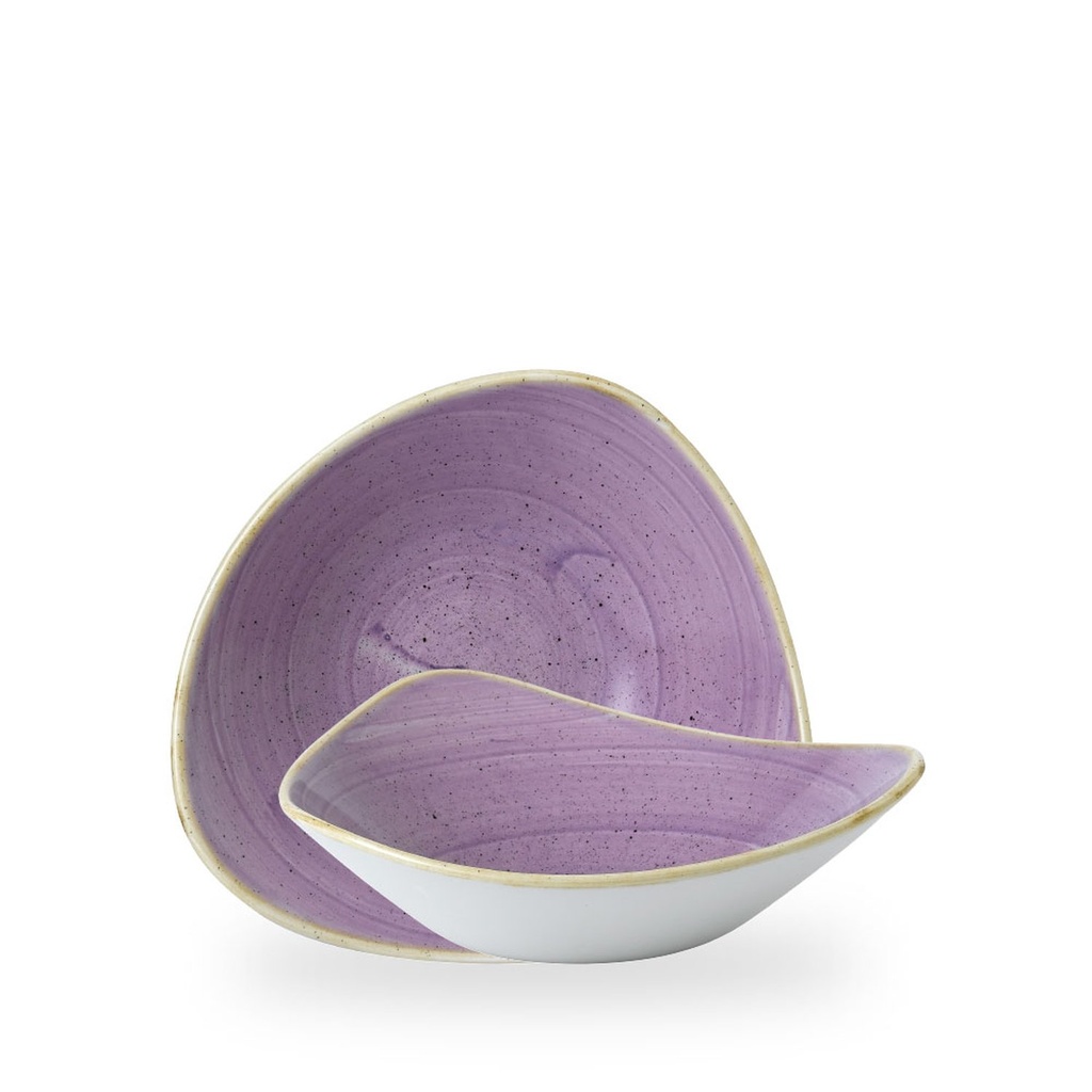 Kom driehoek 23.5cm 60.0cl Stonecast Lavender Churchill