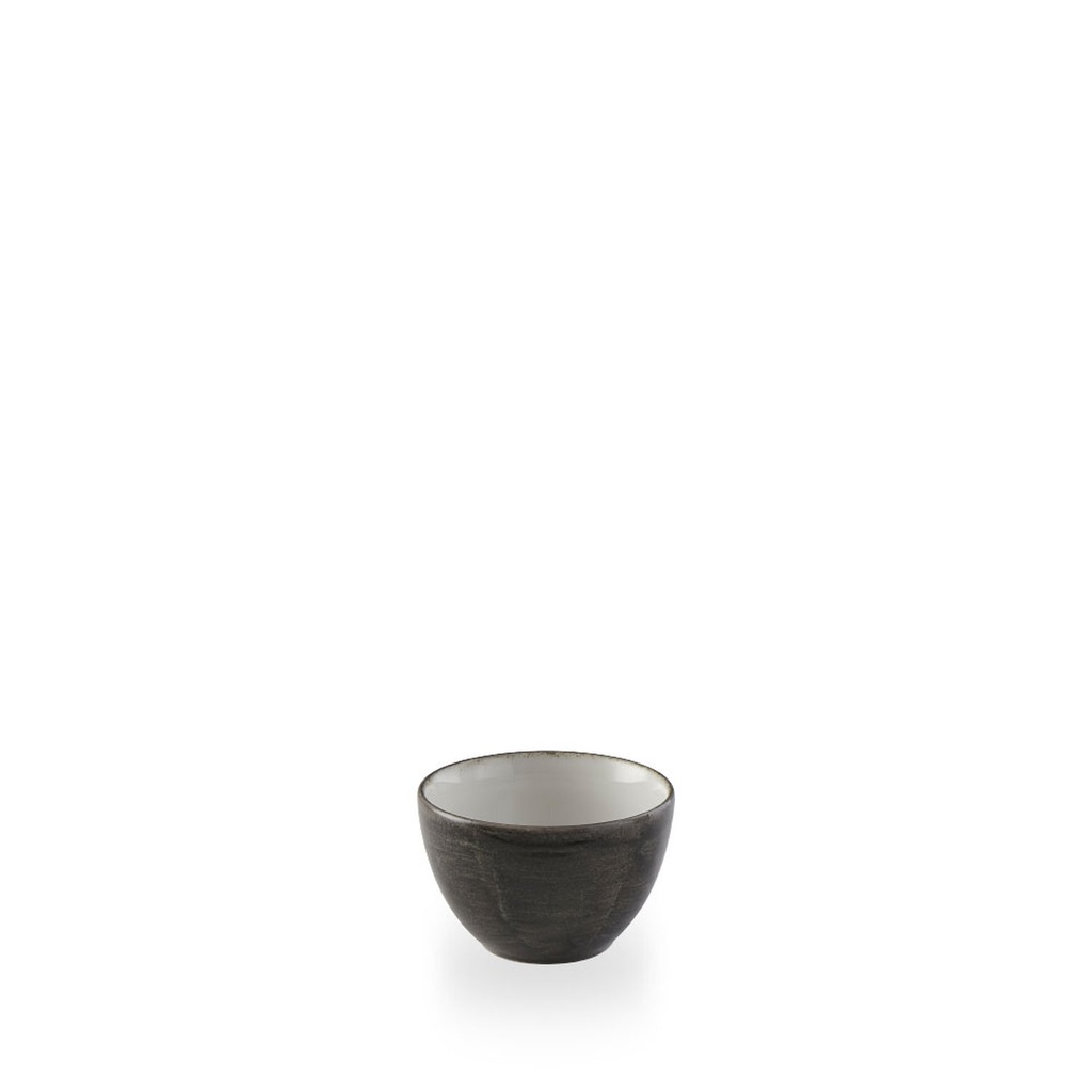Kom 9.8cm h 6.2cm 22.7cl Stonecast Patina Iron Black Churchill