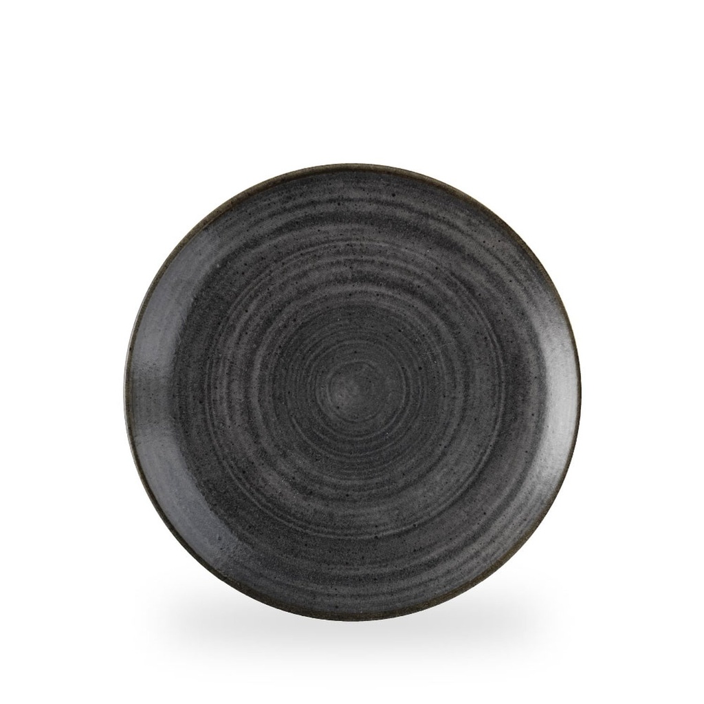 Bord coupe 26.0cm Stonecast Raw Black Churchill