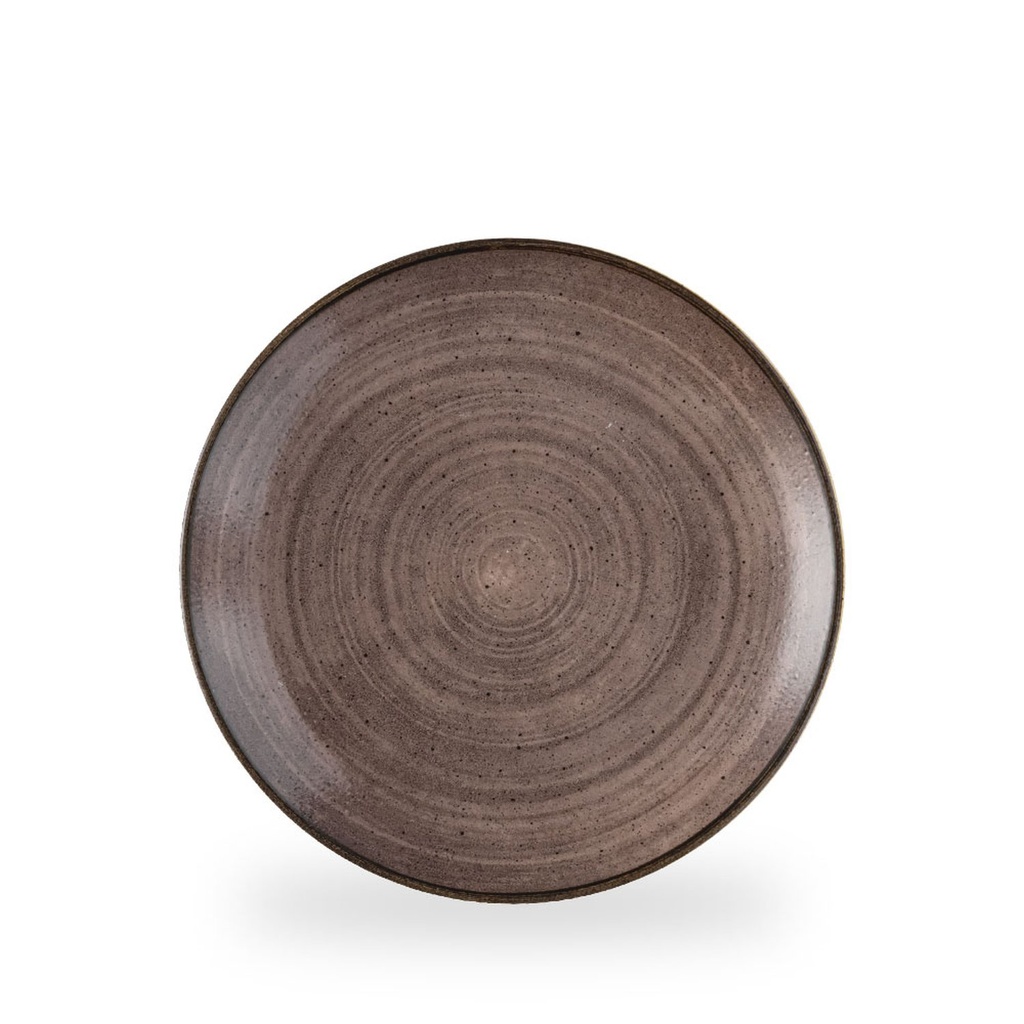 Bord coupe 26.0cm Stonecast Raw Brown Churchill