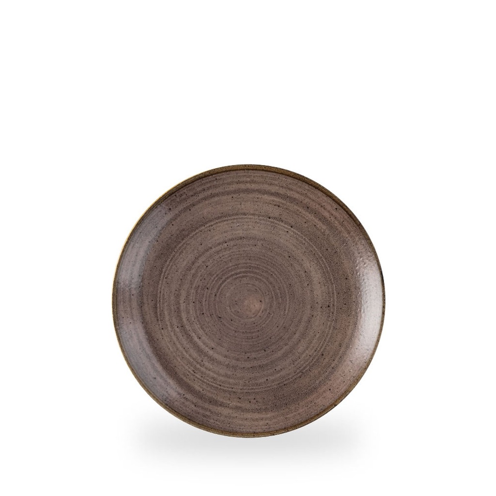 Bord coupe 21.7cm Stonecast raw brown Churchill