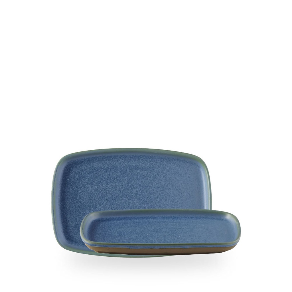 Bord plat 22.2cm x 15.1cm Emerge Oslo Blue Churchill