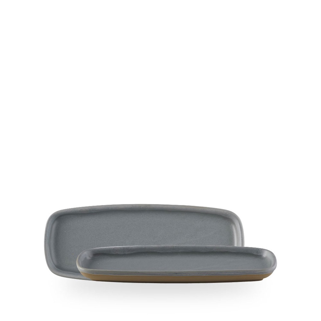 Schaal rechthoek 25.1cm x 10.0cm Emerge Seattle Grey Churchill