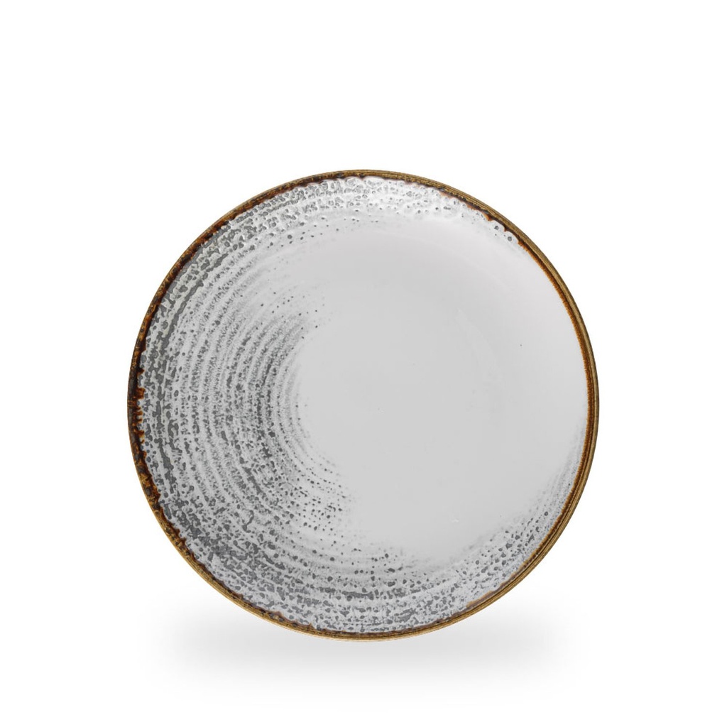 Bord coupe 26.0cm Homespun accents jasper grey Churchill