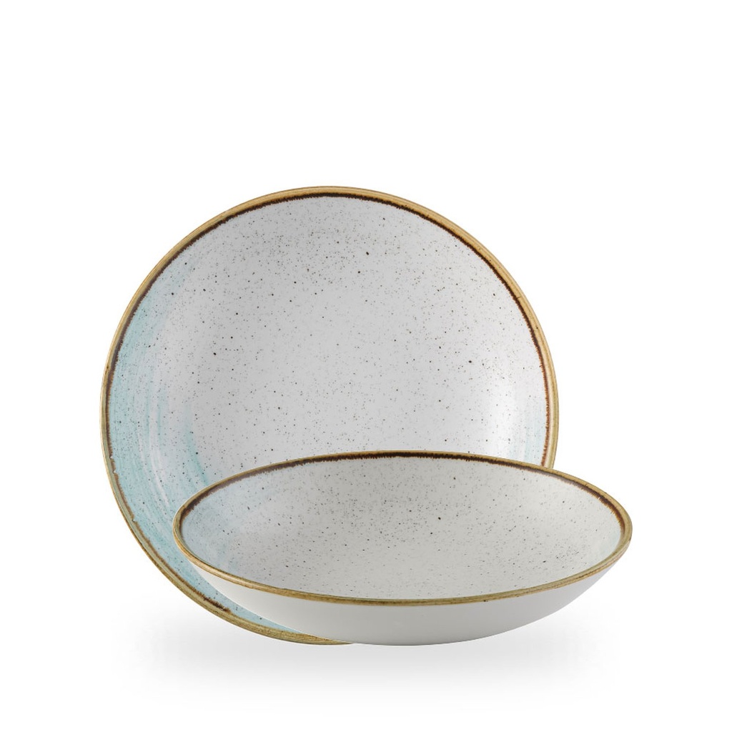 Bord coupe diep 24.8cm 113.6cl Stonecast accents duck egg Churchill