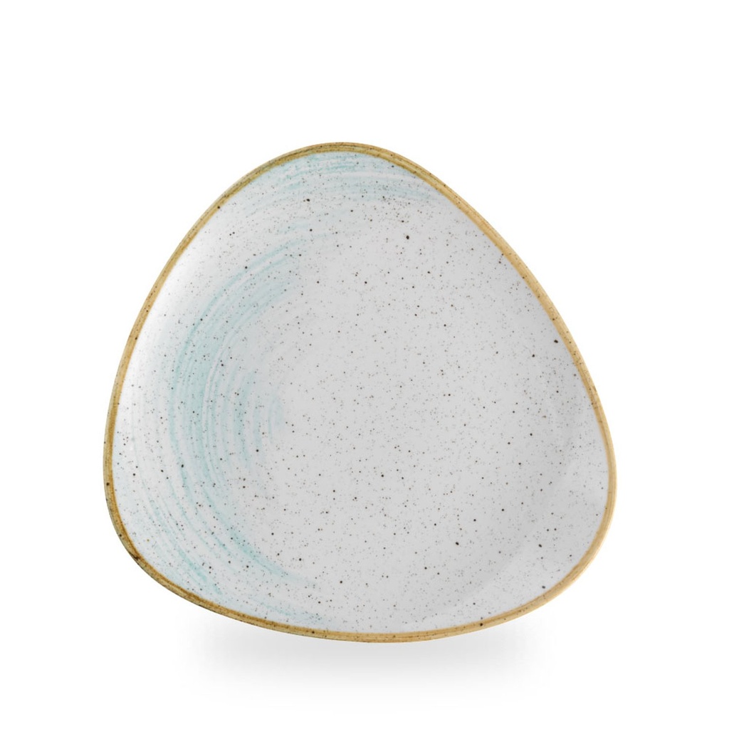 Bord plat driehoek 28.5cm Stonecast Accents Duck Egg Churchill