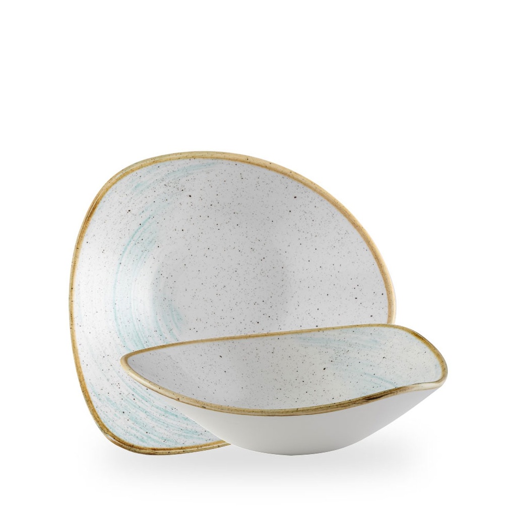 Kom driehoek 23.5cm 60.0cl Stonecast Accents Duck Egg Churchill