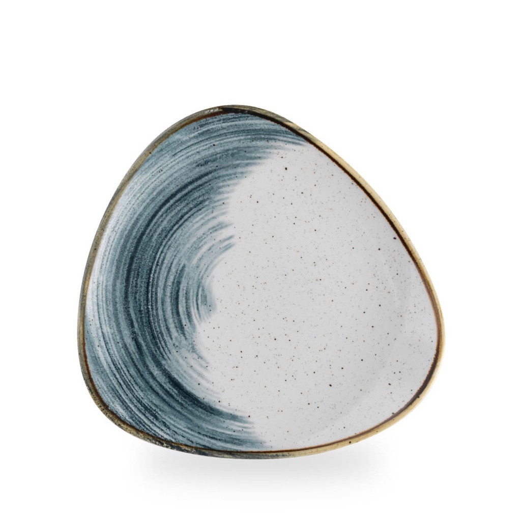 Bord plat driehoek 28.5cm Stonecast Accents Blueberry Churchill