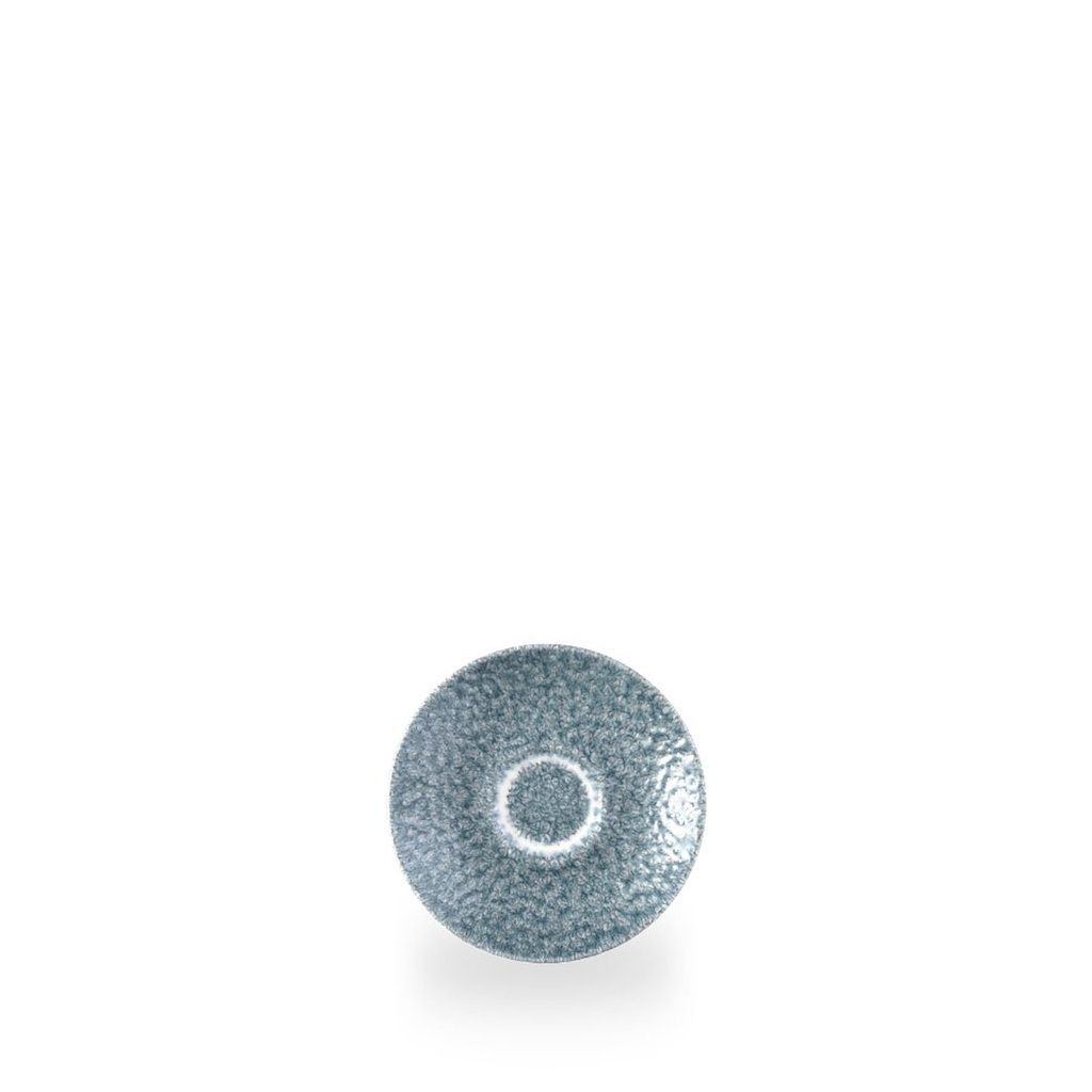 Schotel 11.8cm Raku topaz blue Churchill