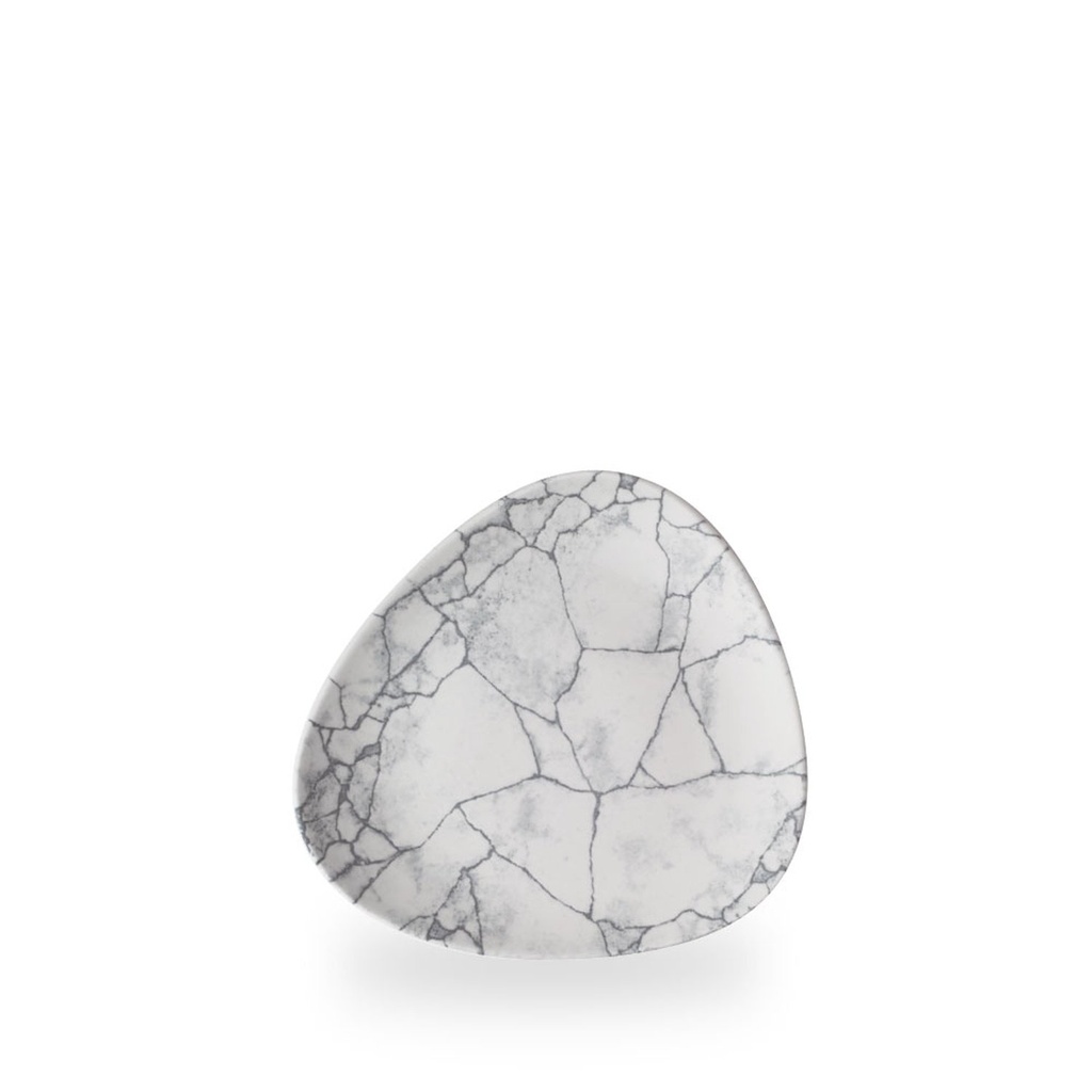 Bord plat driehoek 20.0cm Studio Prints Kintsugi Pearl Grey Churchill