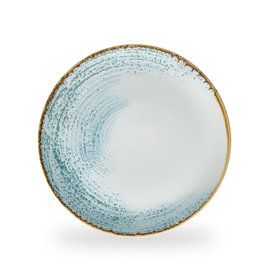 Bord coupe 28.8cm Studio Prints Homespun Accents Aquamarine Churchill