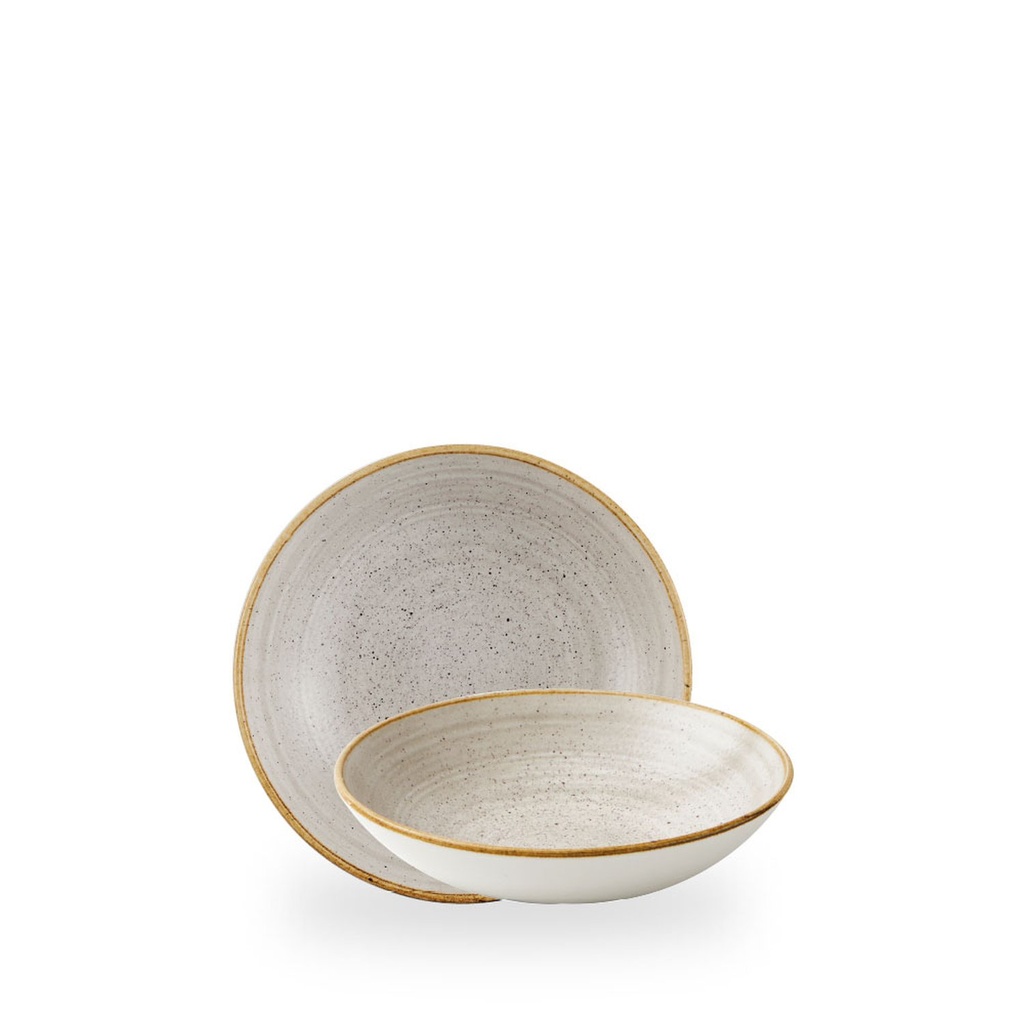 Bord coupe diep 18.2cm 42.6cl Stonecast Raw Grey Churchill