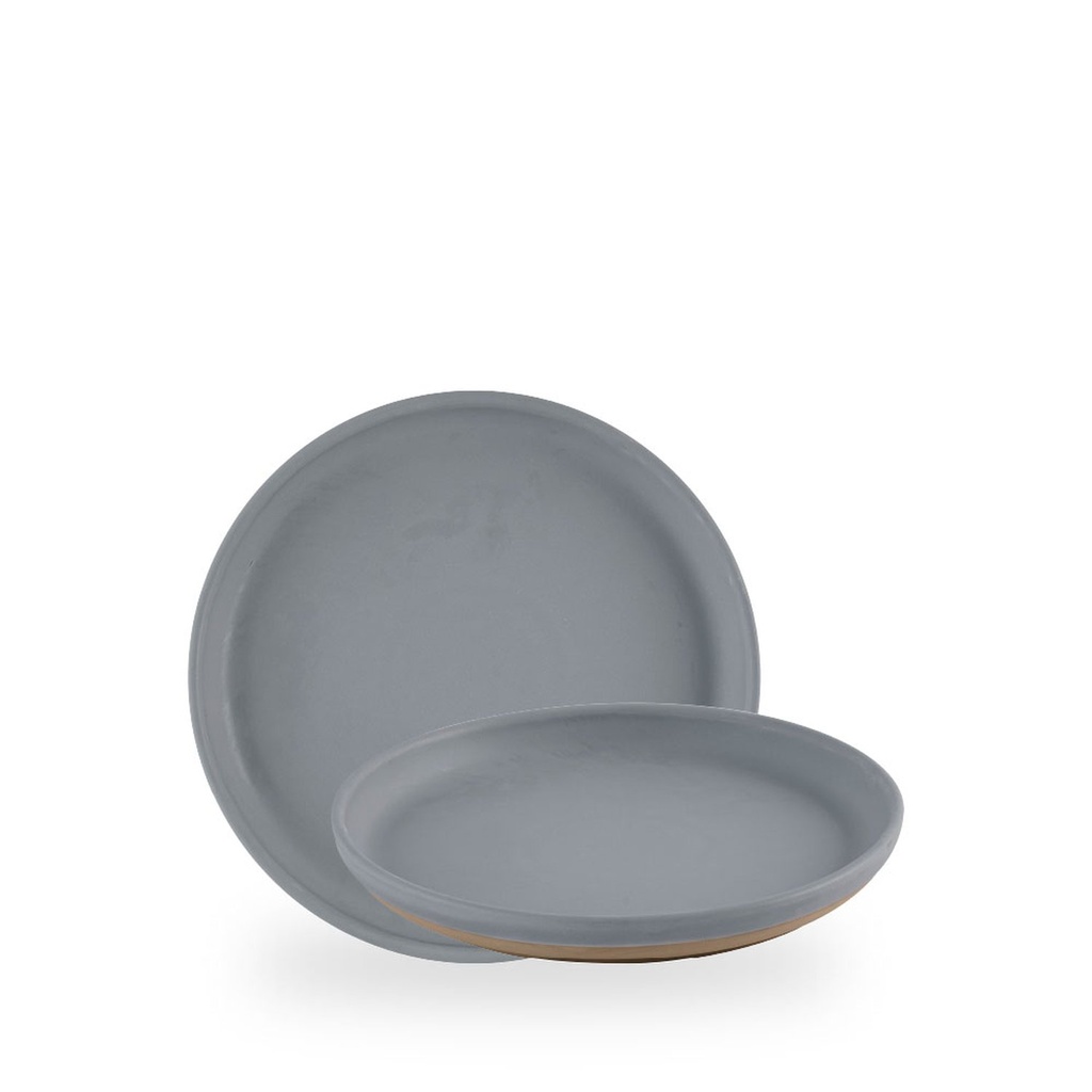 Bord plat 21.0cm h 2.0cm Emerge Seattle Grey Churchill