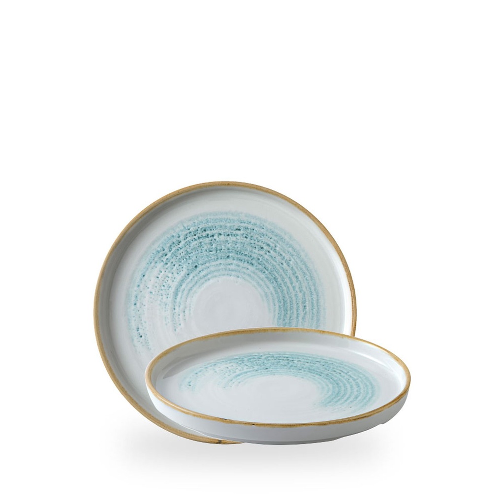 Bord plat 21.0cm h 2.0cm Studio Prints Homespun Accents Aquamarine Churchill