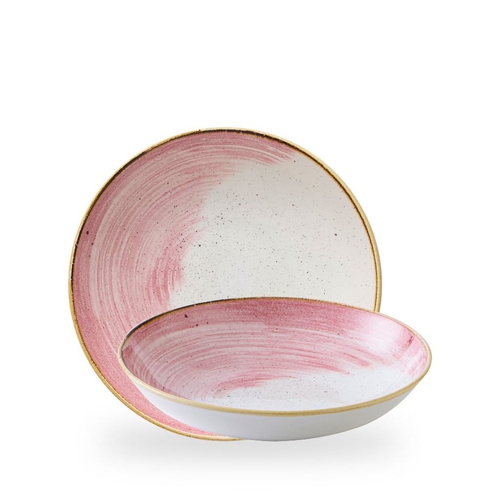Bord coupe diep 24.8cm 113.6cl Stonecast Accents Petal Pink Churchill
