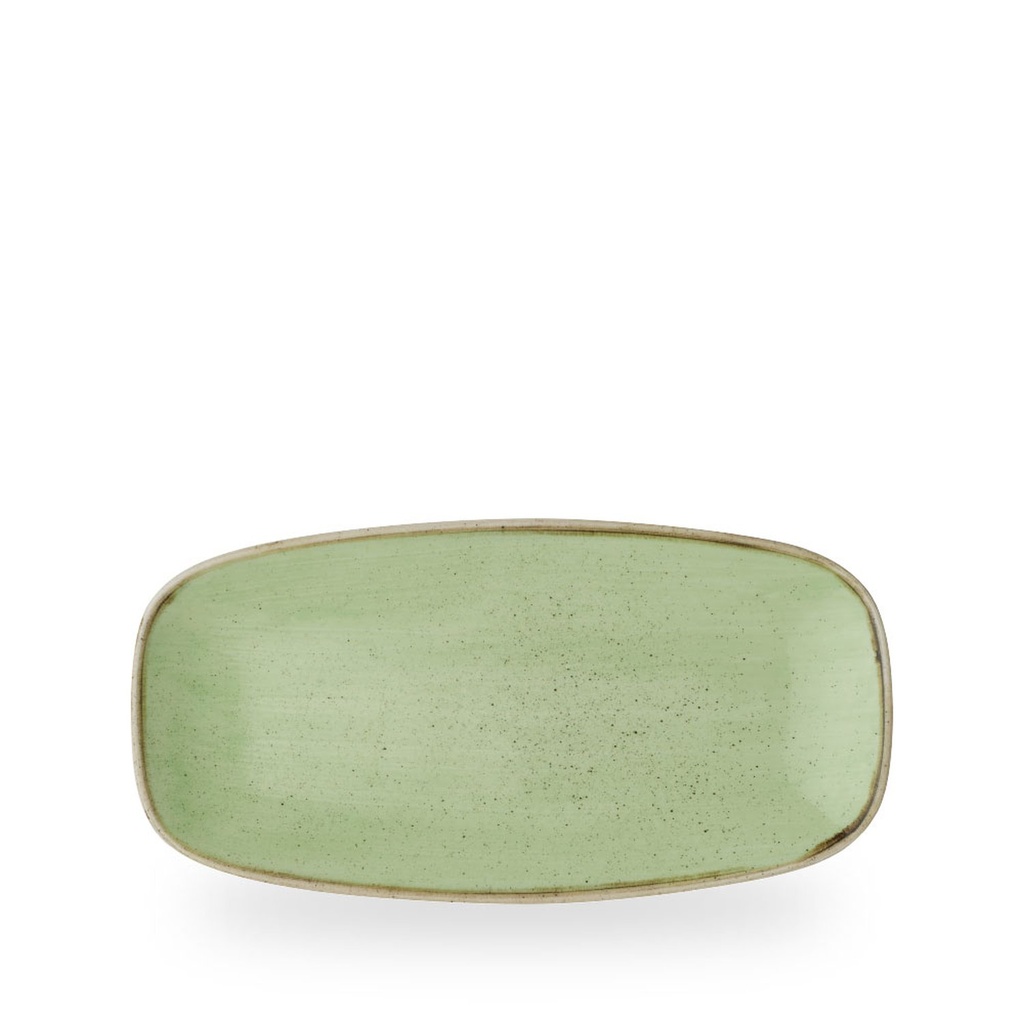 Bord plat 29.8cm x 15.3cm Stonecast Sage Green Churchill
