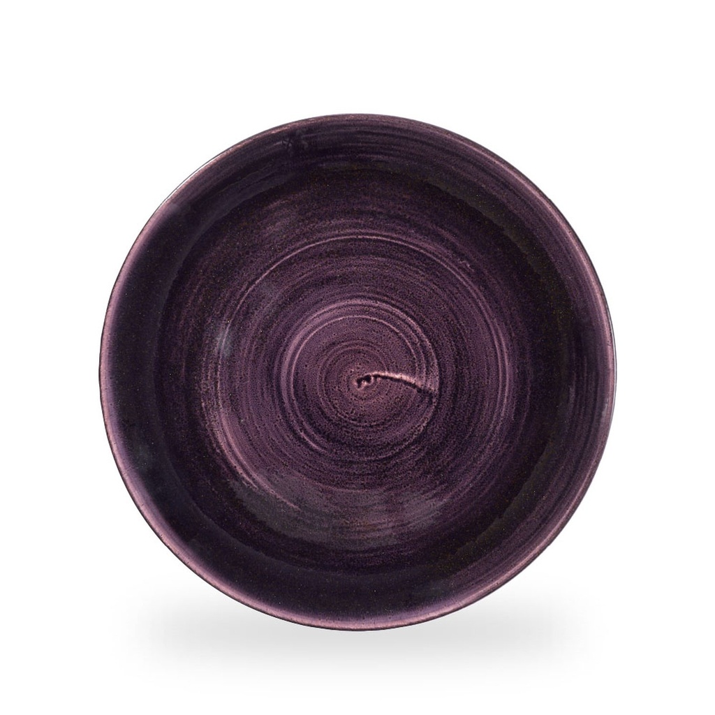 Bord coupe 28.8cm Stonecast patina deep purple Churchill