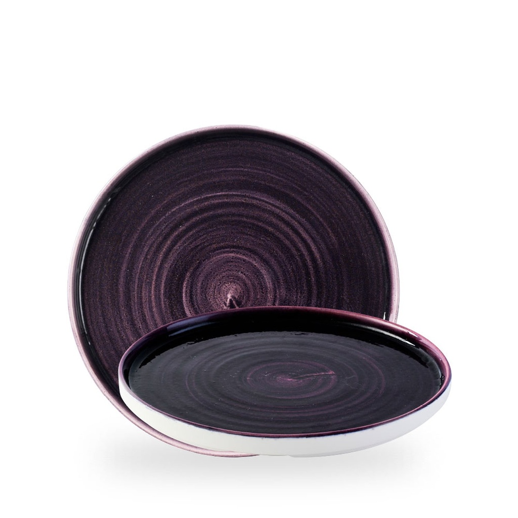 Bord plat 26.0cm h 2.0cm Stonecast Patina Deep Purple Churchill