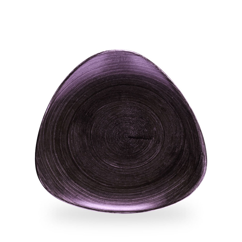 Bord plat driehoek 28.5cm Stonecast Patina Deep Purple Churchill