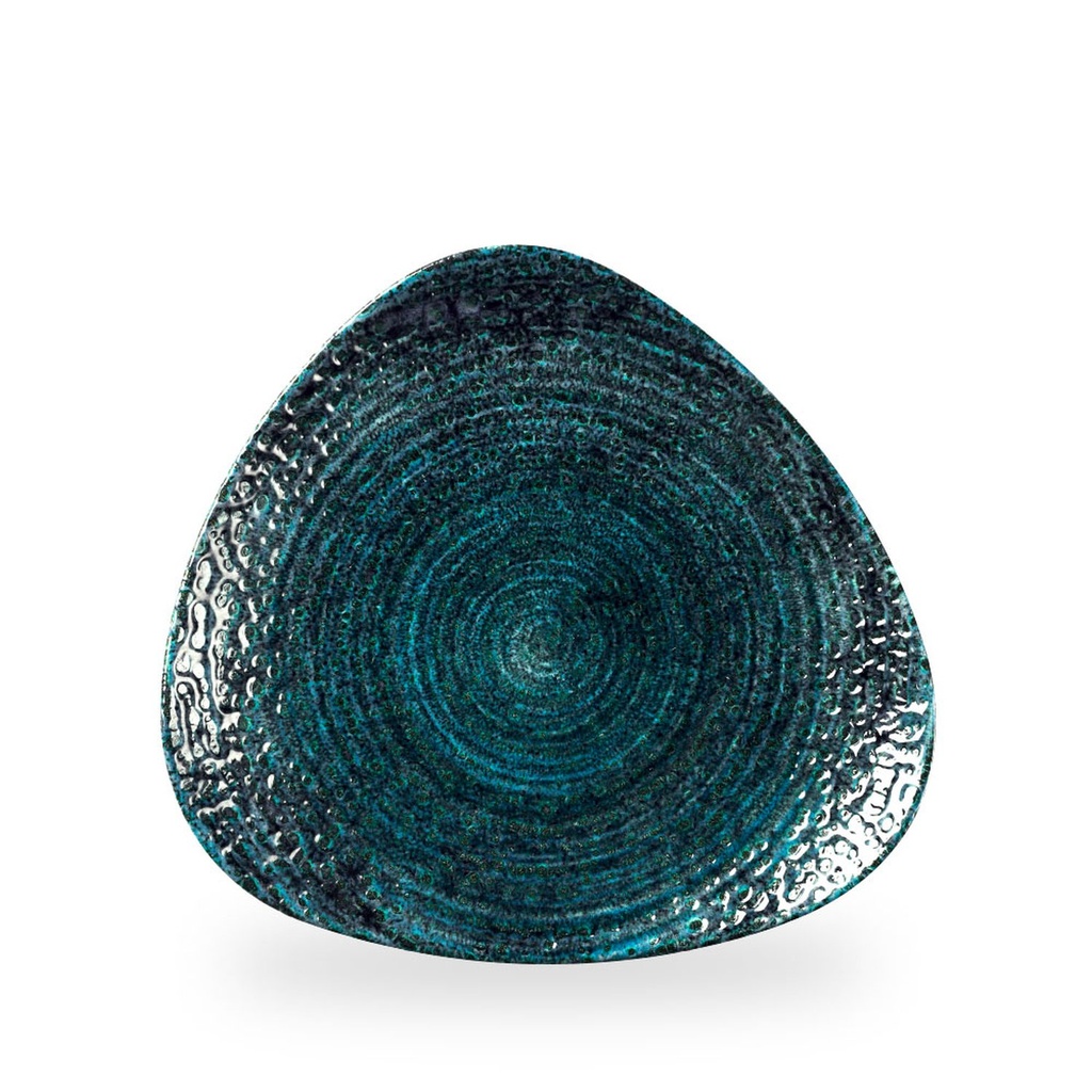 Bord plat driehoek 28.5cm Studio Prints Homespun Chroma Blue Churchill