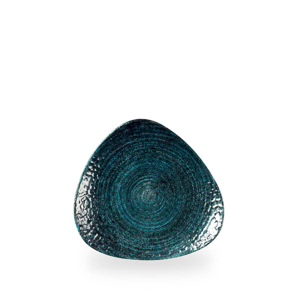 Bord plat driehoek 20.0cm Studio Prints Homespun Chroma Blue Churchill