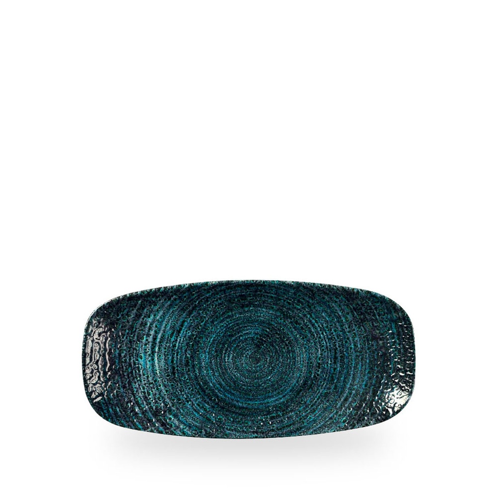 Schaal rechthoek 26.9cm x 12.7cm Studio prints homespun chroma blue Churchill