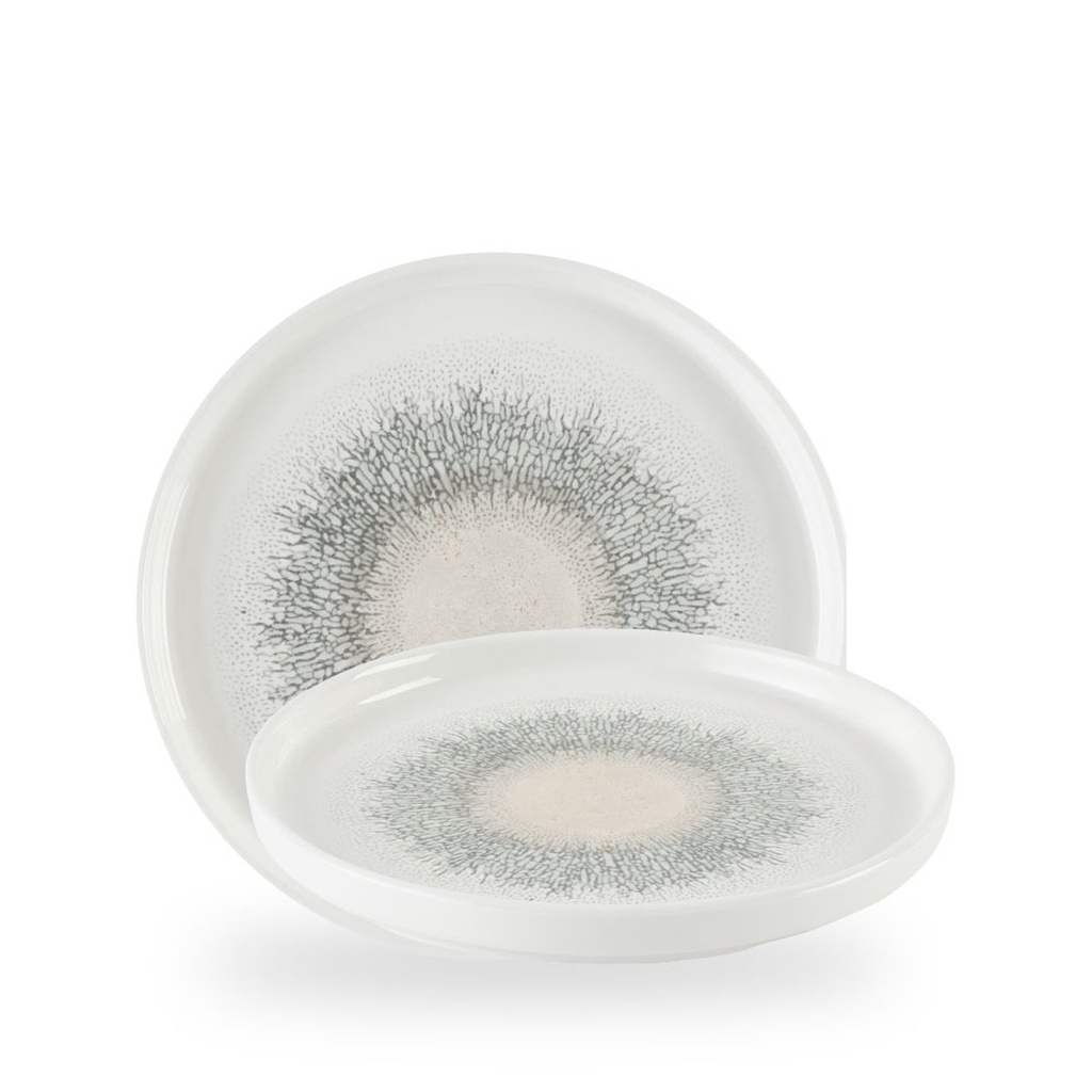 Bord plat 26.0cm h 2.0cm Studio Prints Fusion Grey Churchill