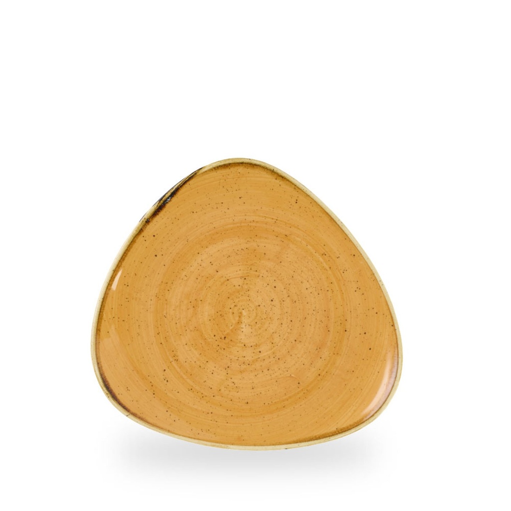 Bord plat driehoek 24.5cm Stonecast Tangerine Churchill