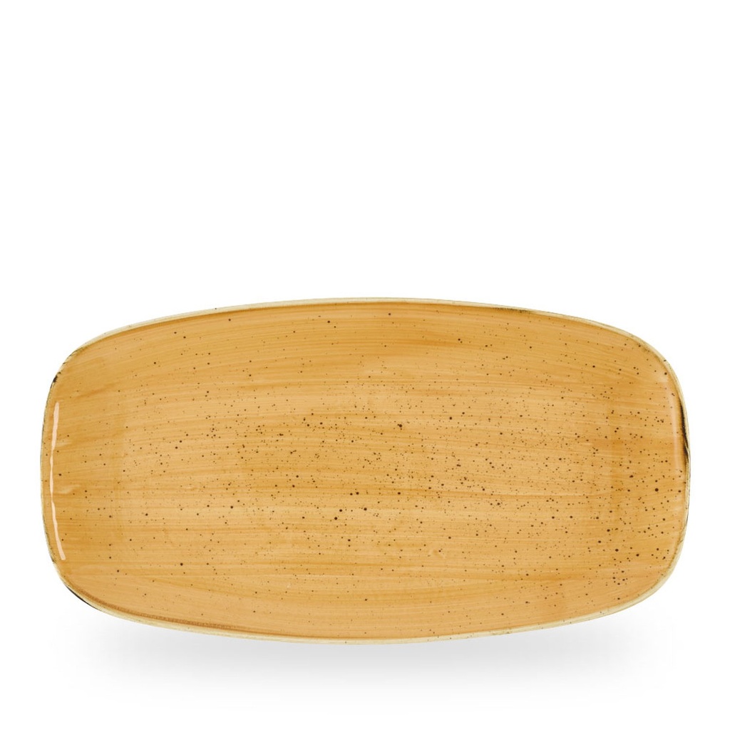 Bord plat 35.5cm x 18.9cm Stonecast Tangerine Churchill