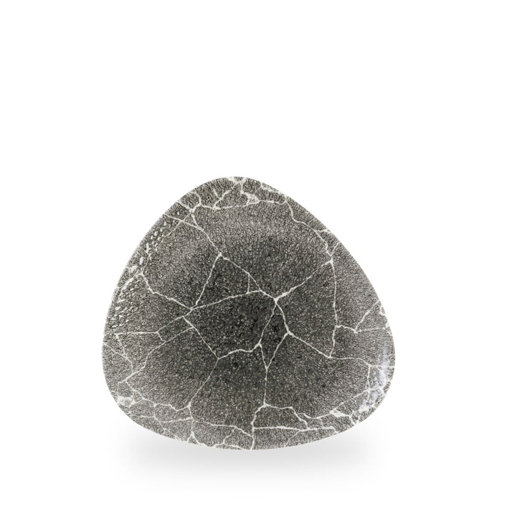 Bord plat 24.5cm Studio Prints Kintsugi Reverse Quartz Black Churchill