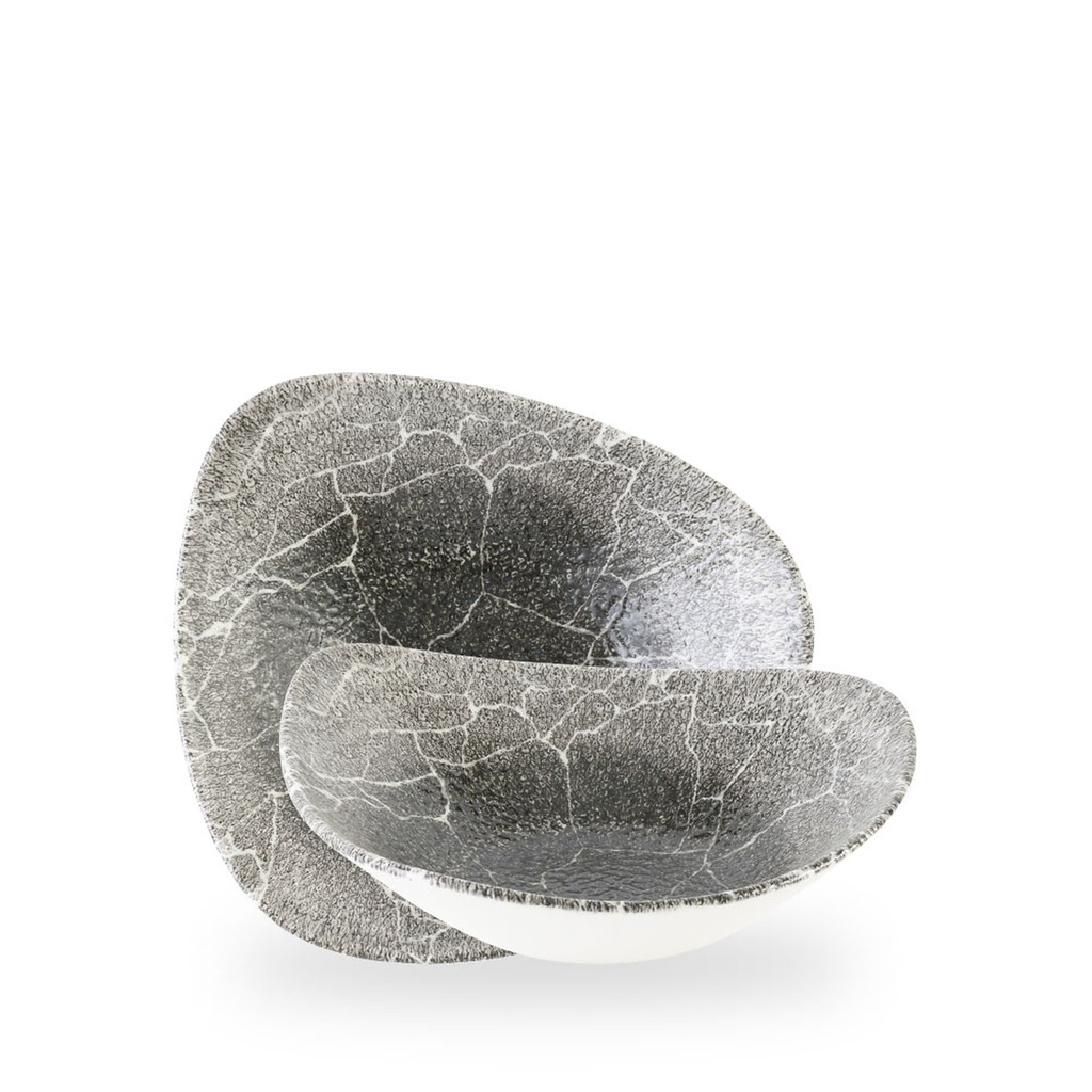 Kom 25.3cm 60.0cl Studio Prints Kintsugi Reverse Quartz Black Churchill