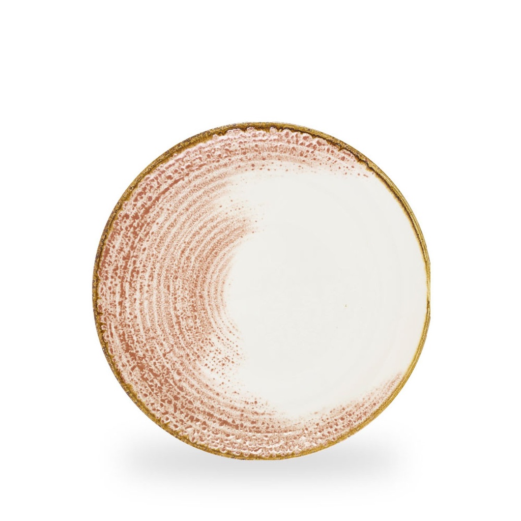 Bord coupe 26.0cm Homespun accents coral Churchill