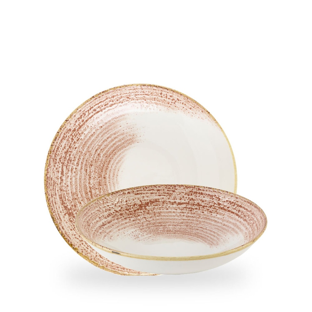 Bord coupe diep 24.8cm 113.6cl Studio Prints Homespun Accents Coral Churchill