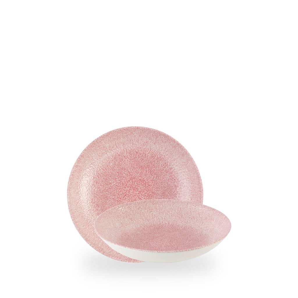 Bord coupe diep 18.2cm 42.6cl Studio Prints Raku Pink Quartz Churchill