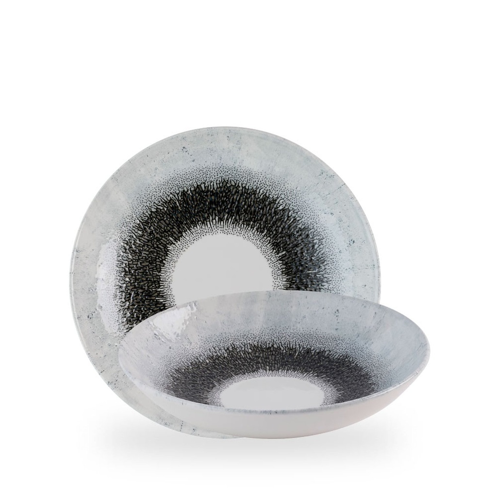 Bord coupe diep 24.8cm 113.6cl Studio Prints Fusion Black Churchill