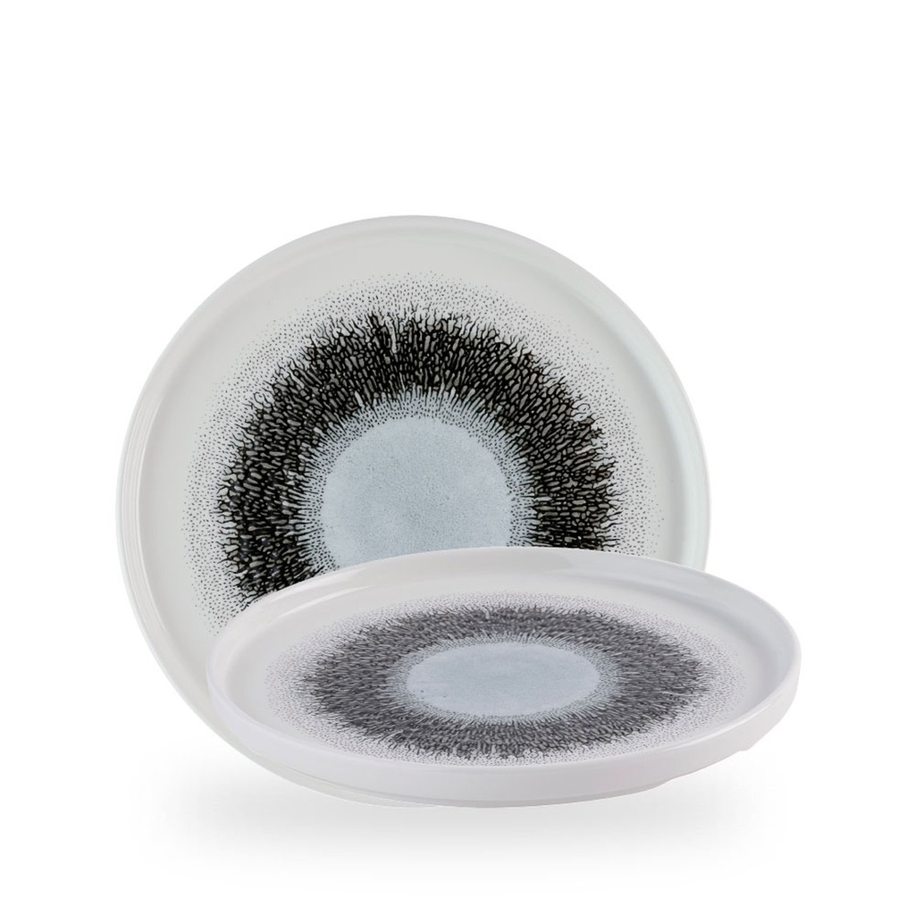 Bord plat 26.0cm h 2.0cm Studio Prints Fusion Black Churchill