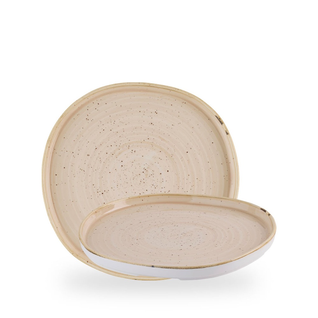 Bord plat 25.5cm h 2.0cm Stonecast Nutmeg Cream Churchill