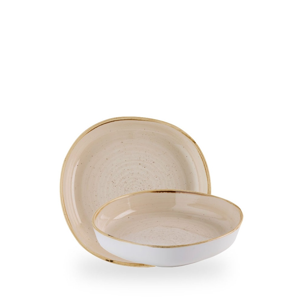 Kom 20.0cm h 4.5cm Stonecast Nutmeg Cream Churchill