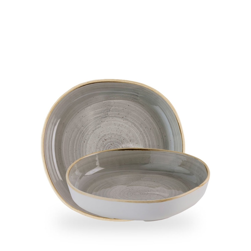 Kom 23.0cm h 4.5cm Stonecast grey Churchill