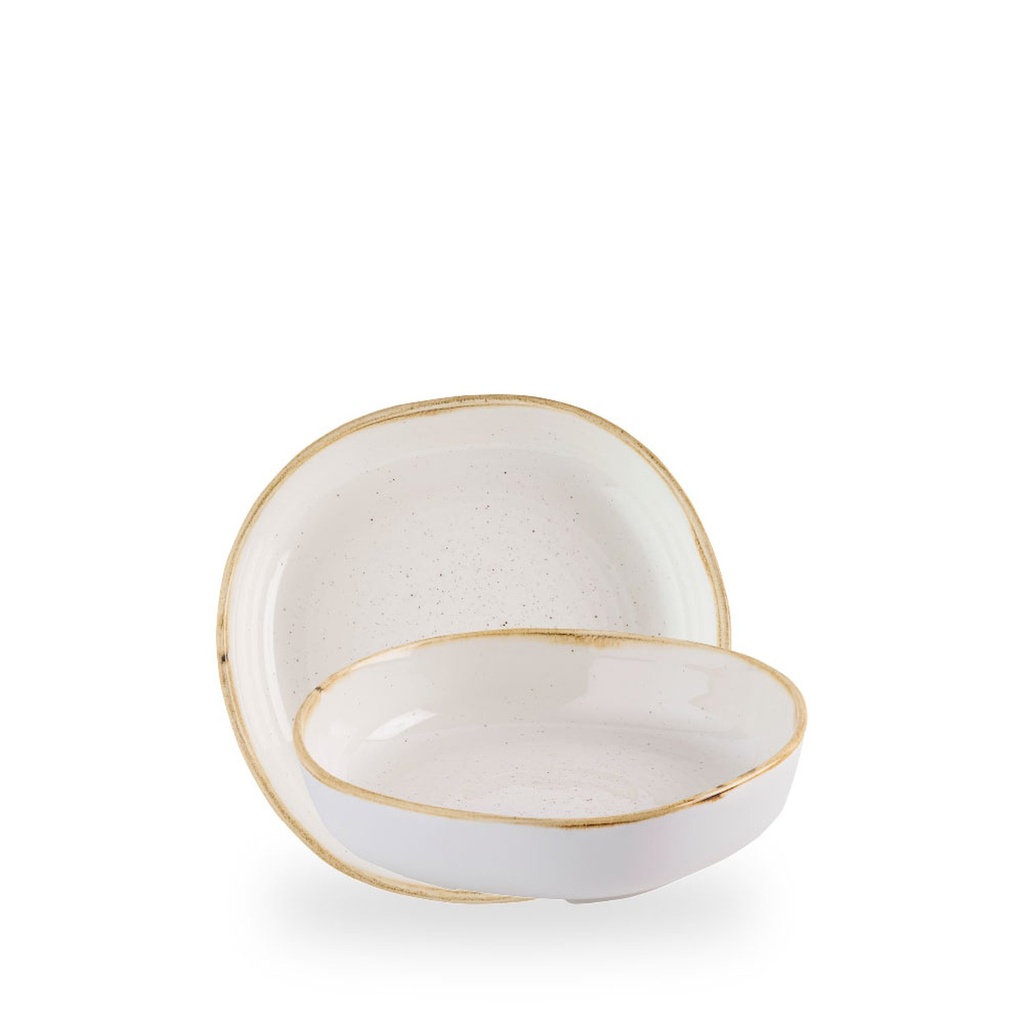 Kom 20.0cm h 4.5cm Stonecast Barley White Churchill