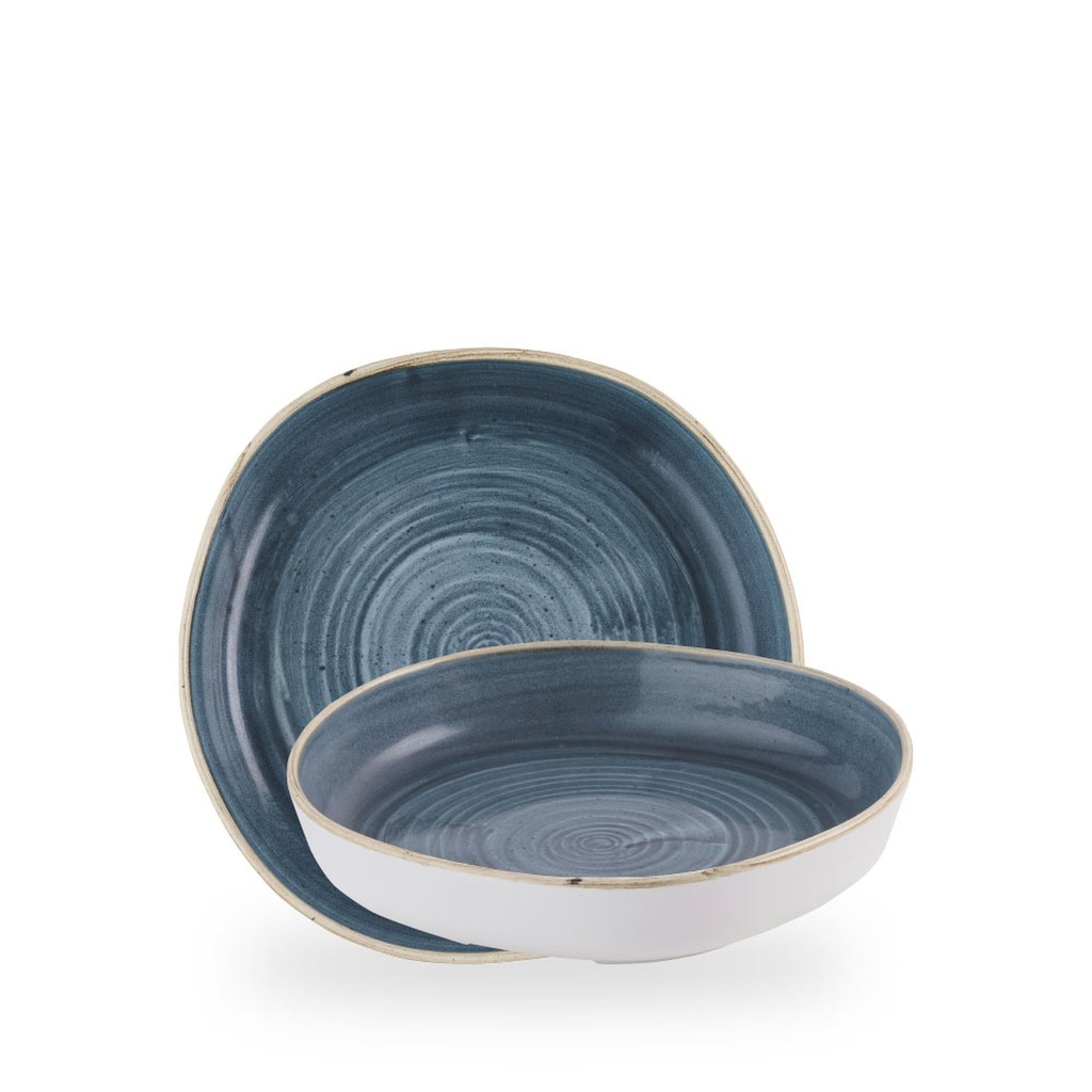 Kom 23.0cm h 4.5cm Stonecast Blueberry Churchill