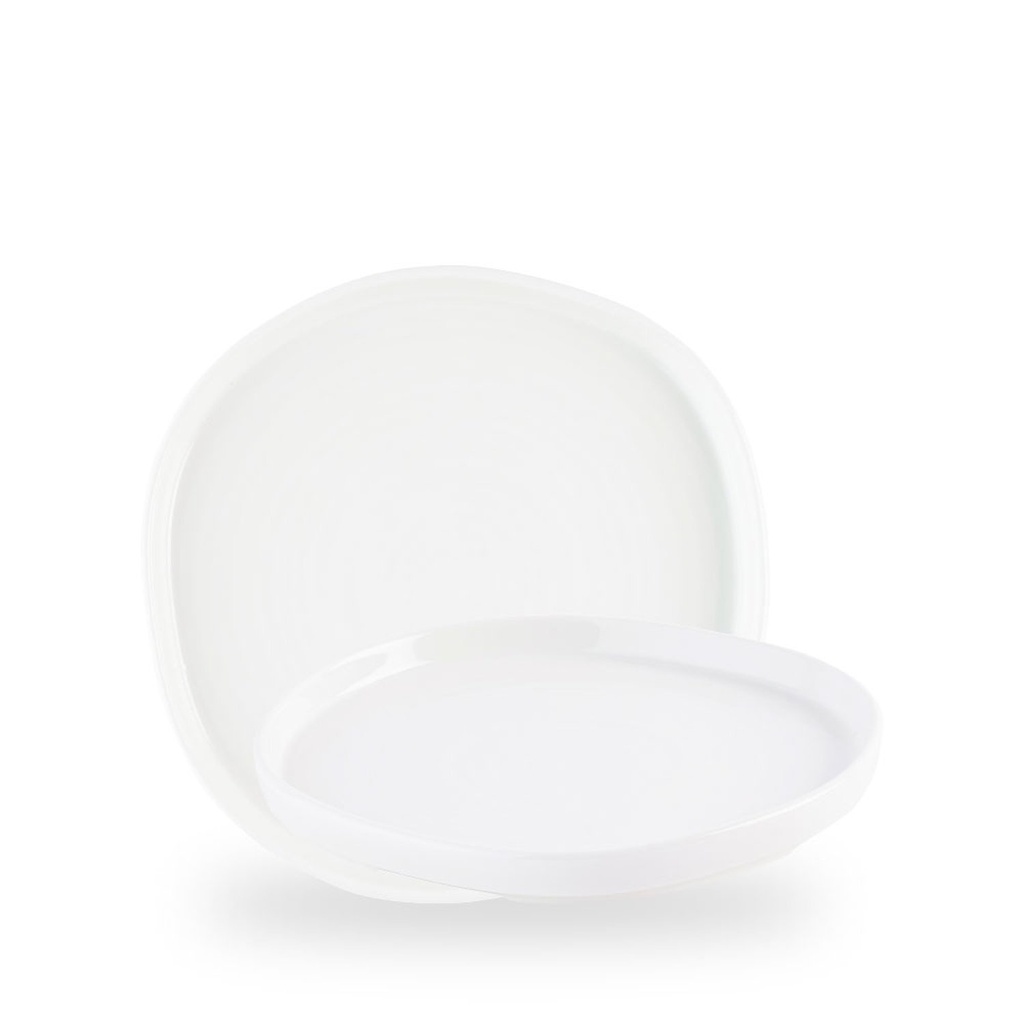 Bord plat 25.5cm h 2.0cm Chefs plates white Churchill