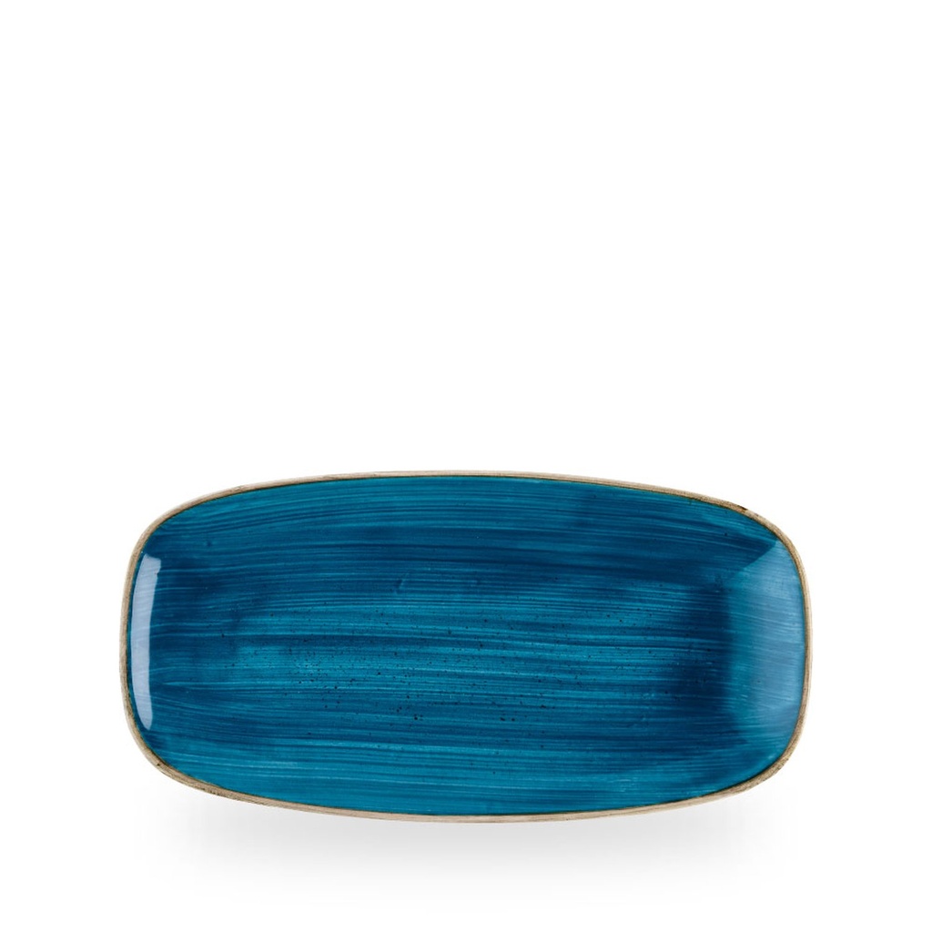 Schaal rechthoek 29.8cm x 15.3cm Stonecast Java Blue Churchill